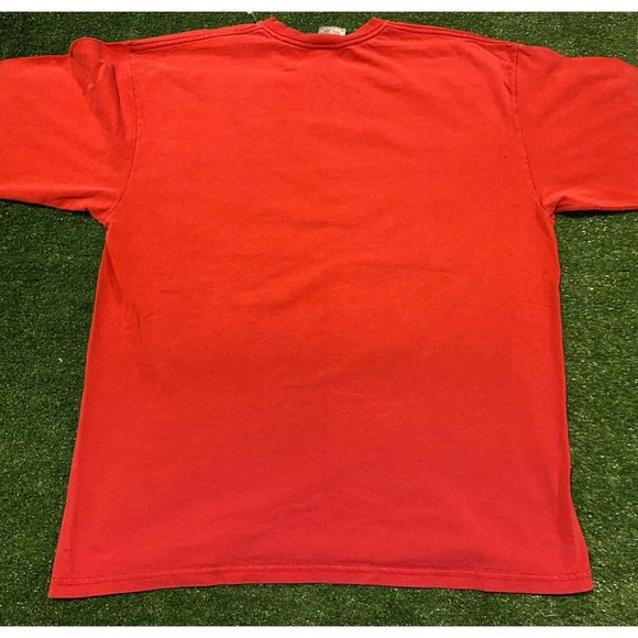 Vintage 90s Nike Air Just Do It center swoosh long sleeve t-shirt XL red - Picture 9 of 15